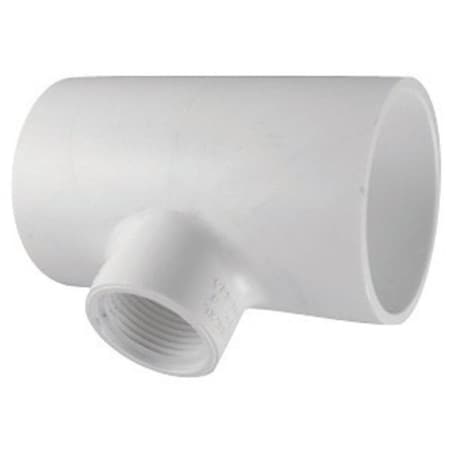 Charlotte Pipe And Foundry Charlotte Pipe & Foundry PVC024013700 PVC Reducing Tee  1.25 x 1.25 x 0.5 in. FPT 42226